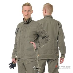 Костюм мужской «Викинг» хаки (куртка, брюки, ремень, футболка)