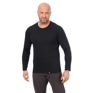 Лонгслив Класик, цв.черный тк.хлопок //ОРИОН