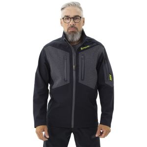 Куртка АО демисезон КС-03, цв.темно-синий, тк.софт-шелл //Aquatic