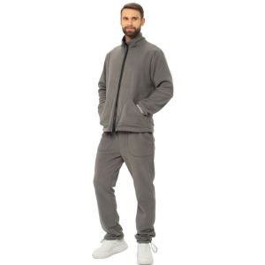 Костюм АО демисезон Байкал, цв.серый, тк.флис //Huntsman