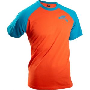 Футболка, цв.оранжевый, бирюза, тк.хлопок //GRAYLING