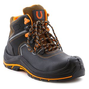 Ботинки лето Перфект, черные, нат.кожа, ПУ/нитрил, ПП, МБС