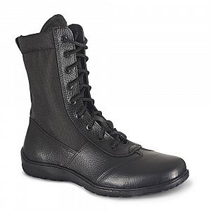 Ботинки АО лето Ратник, черные, кожа/оксфорд //ХСН