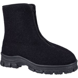 Ботинки зима Прощай молодость 501, черные, сукно, иск.мех, ПВХ