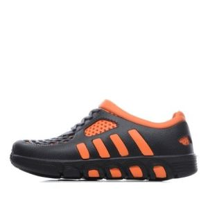 Кроссовки кораллки ЭВА, цв.черно-оранжевый //Каури