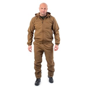 Костюм АО демисезон Барс NEW, цв.коричневый, тк.полофлис, ветр.защита //КВЕСТ