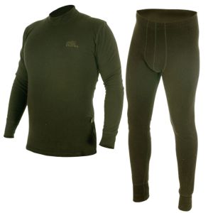 Термобелье Шутер, легкое, цв.хаки, тк.хлопок, комплект //ХСН