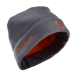 Шапка АО демисезон Шаман, тк.флис, цв.серый,оранж.вышивка //ХСН