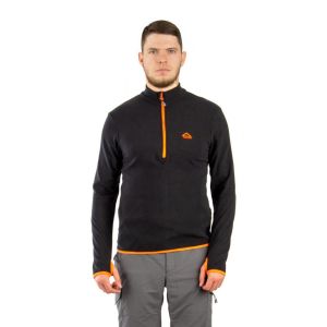 Толстовка АО Тахо, цв.синий/оранж., тк.флис