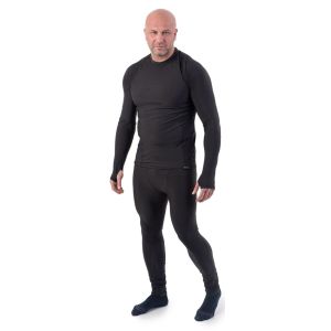 Термобелье Кипер, теплое, цв.черный, тк.флис-стрейч, комплект //7.62