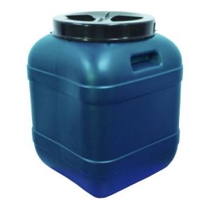 Бочка-бидон (фляга) пластик /60 л квадрат. цв. синий
