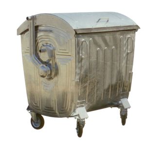 Контейнер для мусора на колесах оцинк. /1100 л