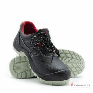 Полуботинки лето 1202М, черные, кожа, ПУ/ТПУ, МП, МБС,КЩС /СК