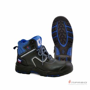 Ботинки лето 1801, черные, кожа, ПУ/НИ, ПК, МБС,КЩС /СК