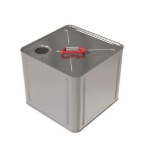 Канистра металлическая для бензина  /10 л , БЕЗ КРЫШКИ. УЦЕНКА