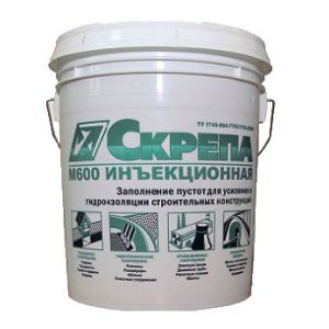 Скрепа М600 инъекционная 18кг ВЕДРО ПАРТИЯ