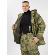 Костюм АО демисезон Горка, цв.мох, тк.рип-стоп, подклад флис, -5С //Rosomaha*