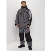 Костюм АО зимний Сиберия Люкс, цв.серый/черный, тк.Breathable -10/-45С //Huntsman