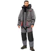 Костюм АО зимний поплавок Сиберия Флоатинг, цв.серый/черный , тк.Breathable -10/-45С //Huntsman